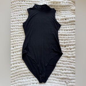 Mango Classic Black Bodysuit